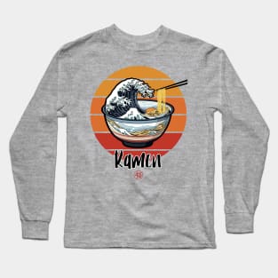 Ramen Bowl Sun Long Sleeve T-Shirt